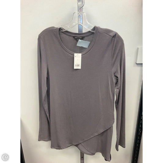 Top Long Sleeve By Banana Republic In Grey, Size: S