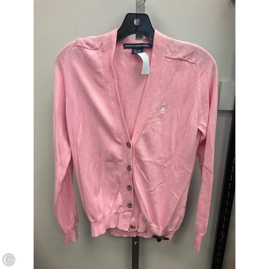 Sweater Cardigan By Cmc In Pink, Size: L
