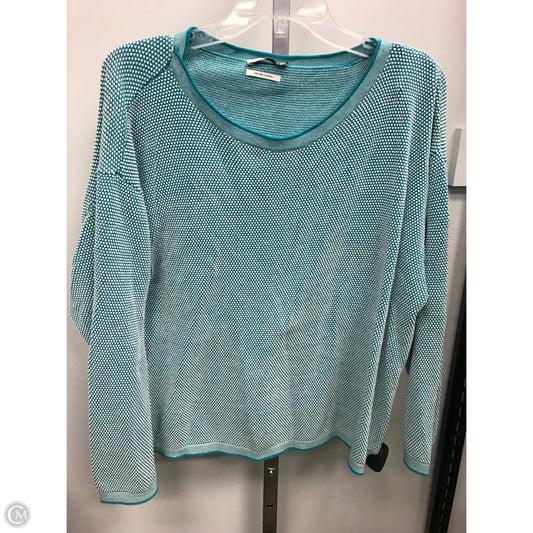 Top Long Sleeve By Cmc In Teal, Size: Xxl