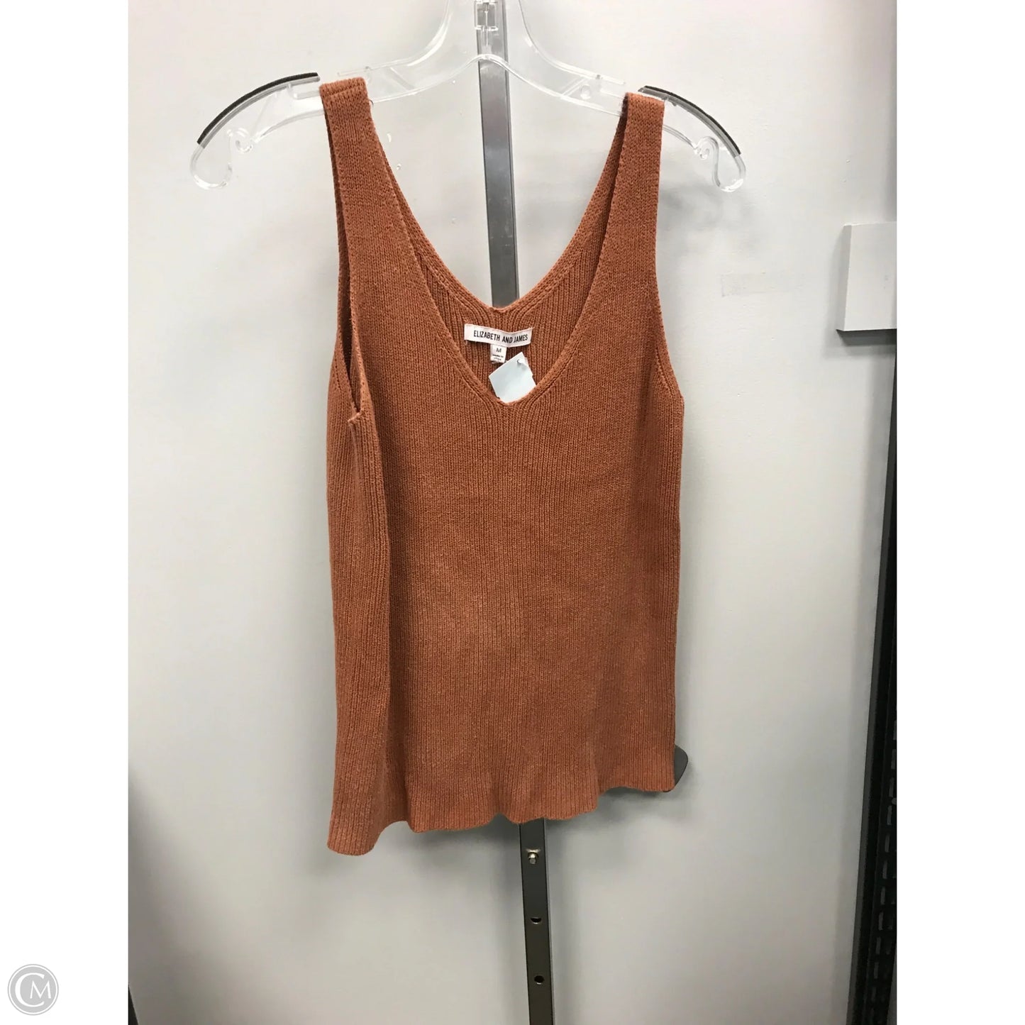 Top Sleeveless By Elizabeth And James In Brown, Size: M