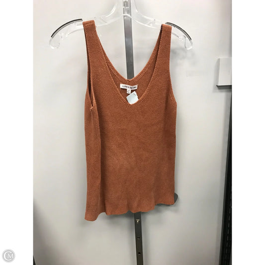 Top Sleeveless By Elizabeth And James In Brown, Size: M