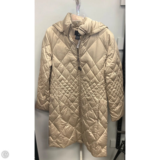 Coat Puffer & Quilted By Ana In Gold, Size: M