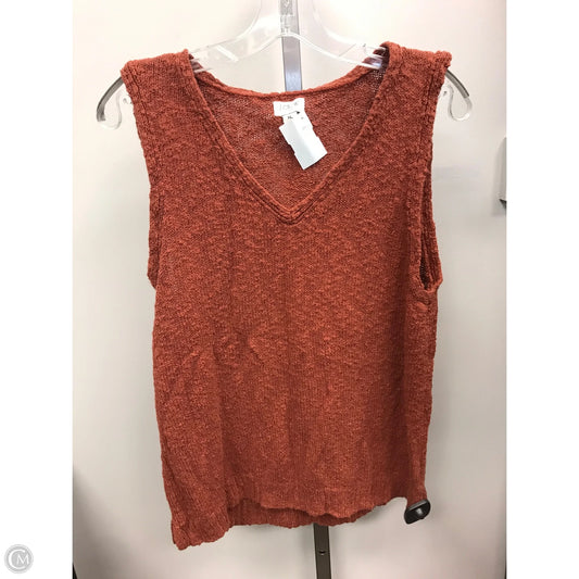 Top Sleeveless By J. Crew In Brown, Size: Xl