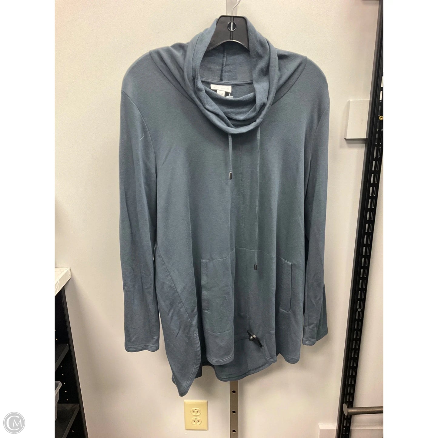 Top Long Sleeve By Pure Jill In Blue, Size: M