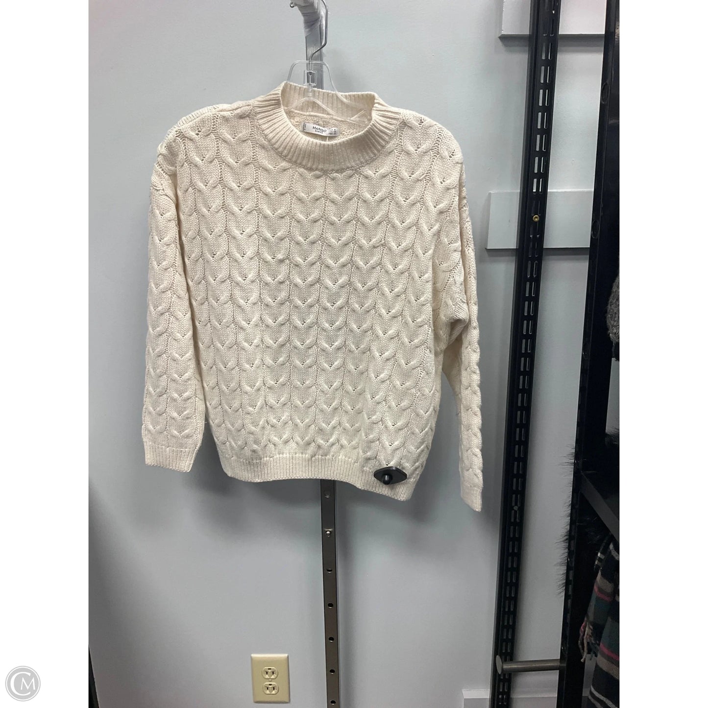 Sweater By Mango In Cream, Size: S