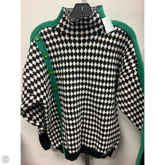 Sweater By Clothes Mentor In Black & White, Size: Xl
