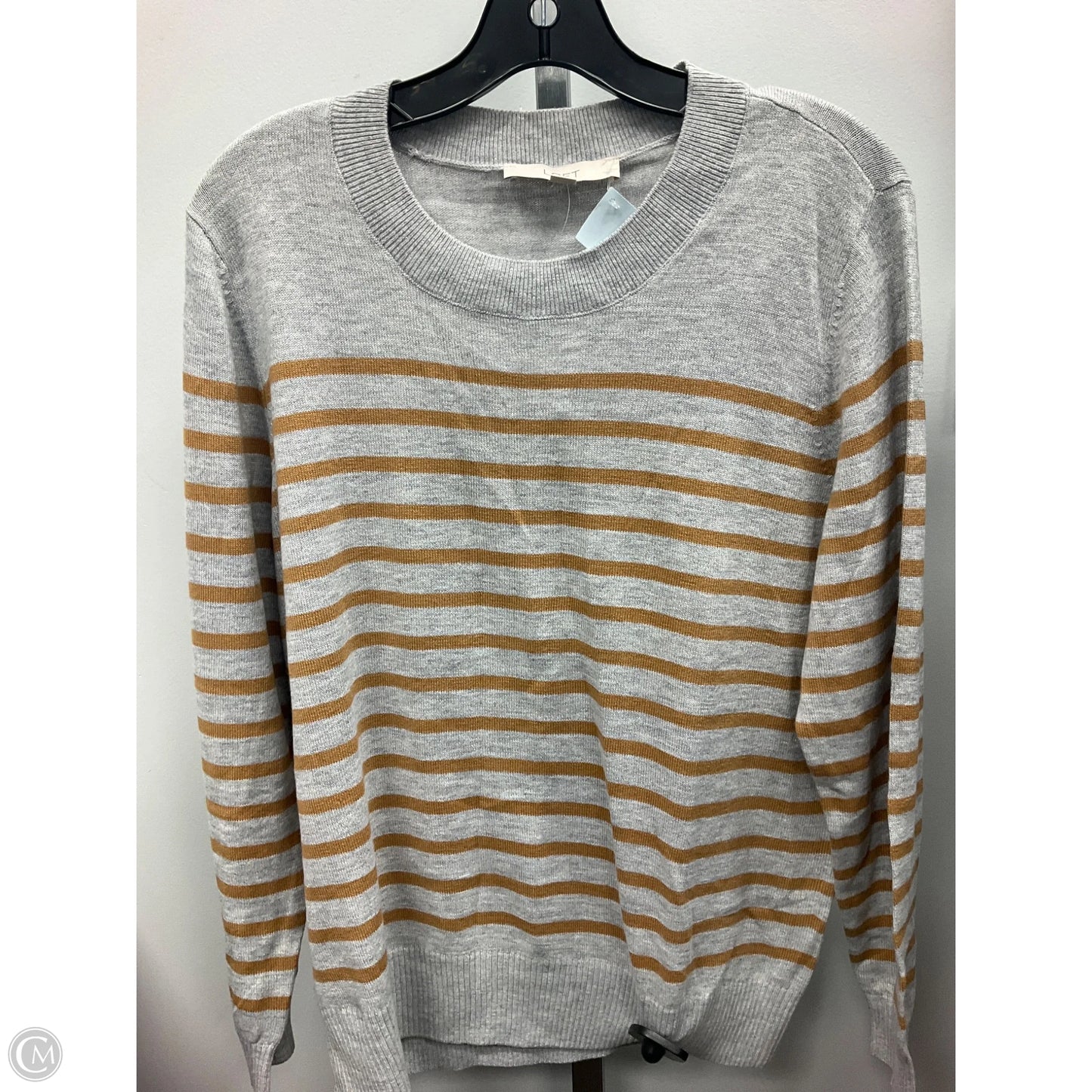Sweater By Loft In Striped Pattern, Size: Xl