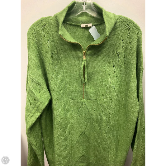 Sweater By Talbots In Green, Size: L