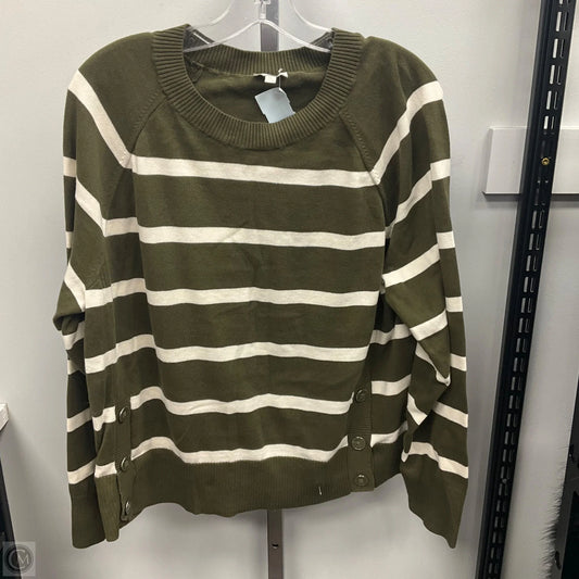 Sweater By Talbots In Green, Size: Xl