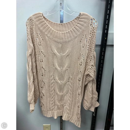Sweater By In Loom In Beige, Size: S