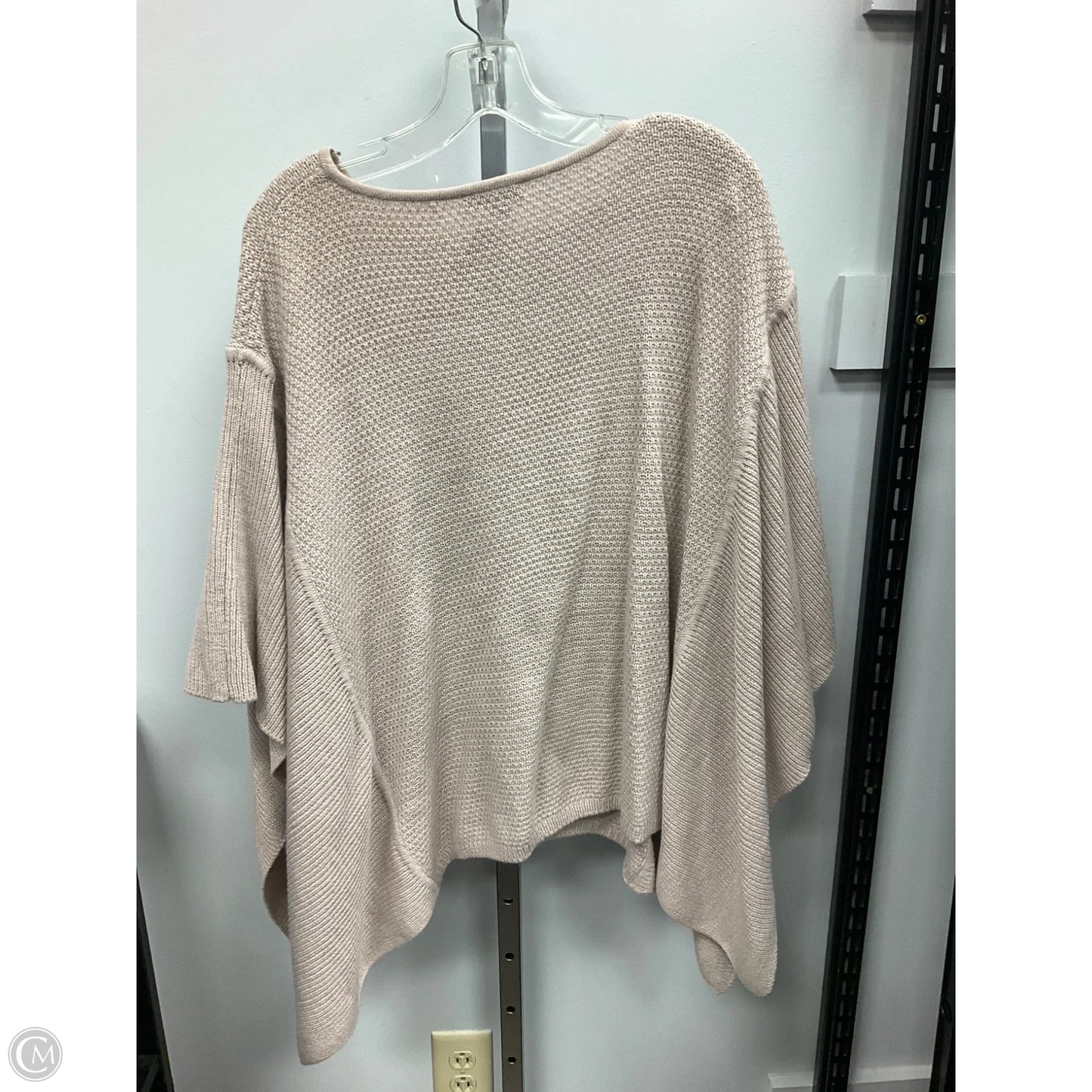 Poncho By Loft In Tan, Size: S