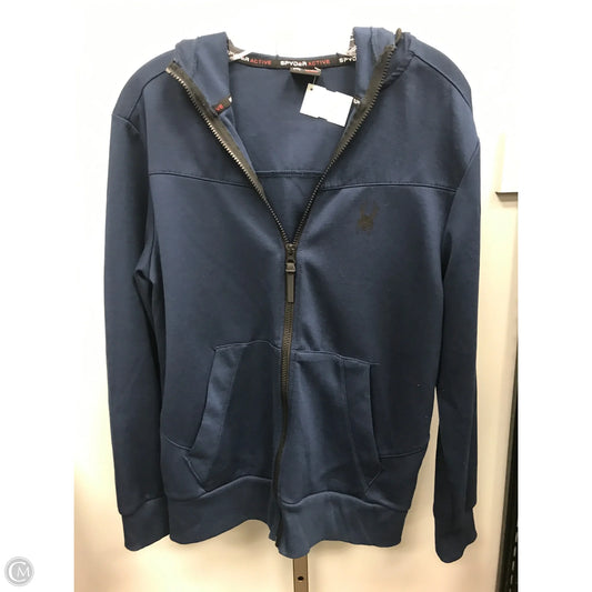 Athletic Jacket By Spyder In Navy, Size: S