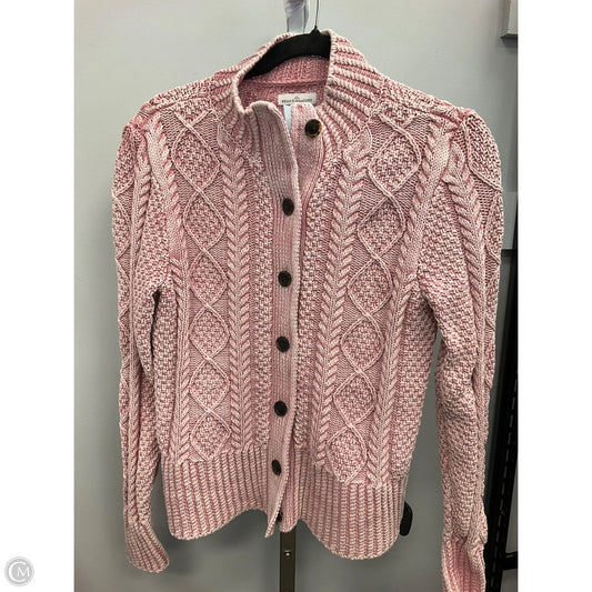 Sweater Cardigan By L.l. Bean In Pink, Size: S