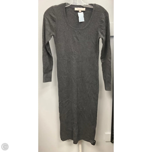 Dress Sweater By Logg In Grey, Size: S