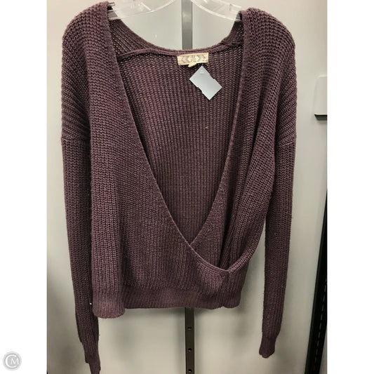Sweater By Pink Rose In Purple, Size: M