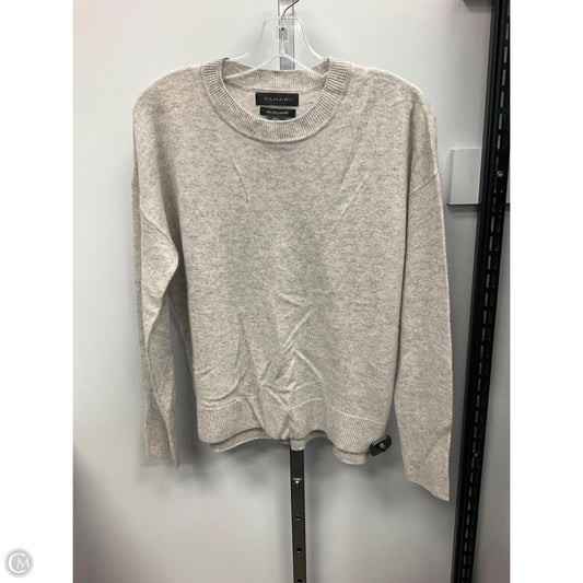 Sweater Cashmere By Tahari In Grey, Size: M