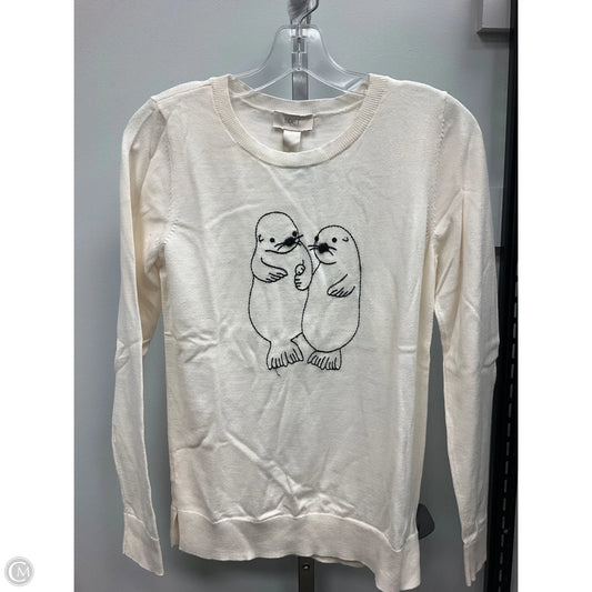 Top Long Sleeve By Loft In Cream, Size: S