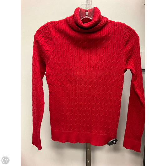 Top Long Sleeve By Talbots In Red, Size: Sp