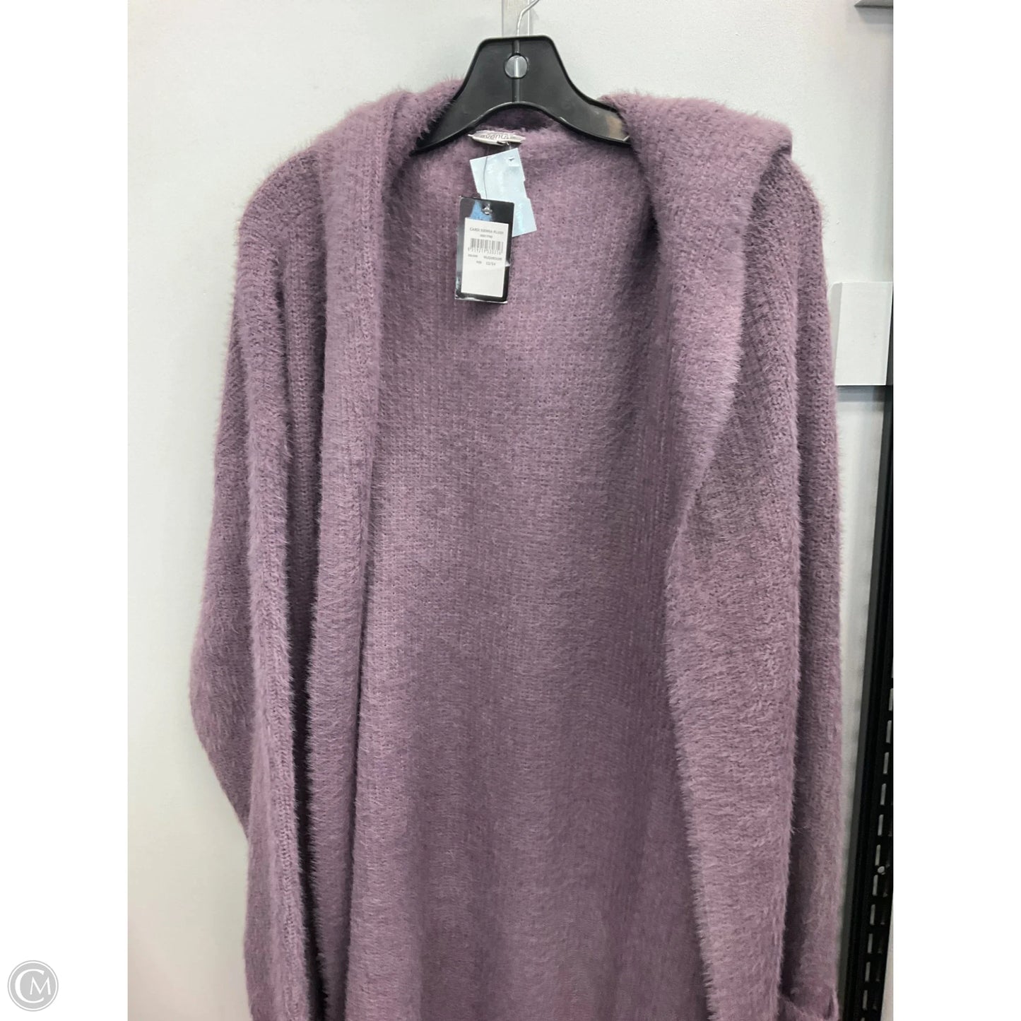 Sweater Cardigan By Avenue In Purple, Size: 2x