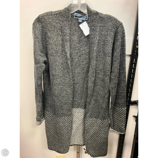Sweater Cardigan By Karen Scott In Black, Size: M