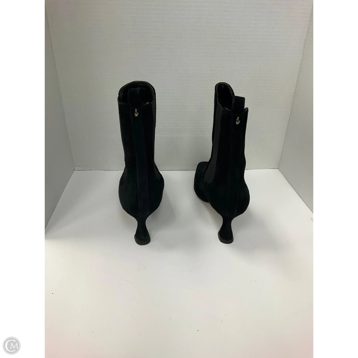 Boots Ankle Heels By Sam Edelman In Black, Size: 9