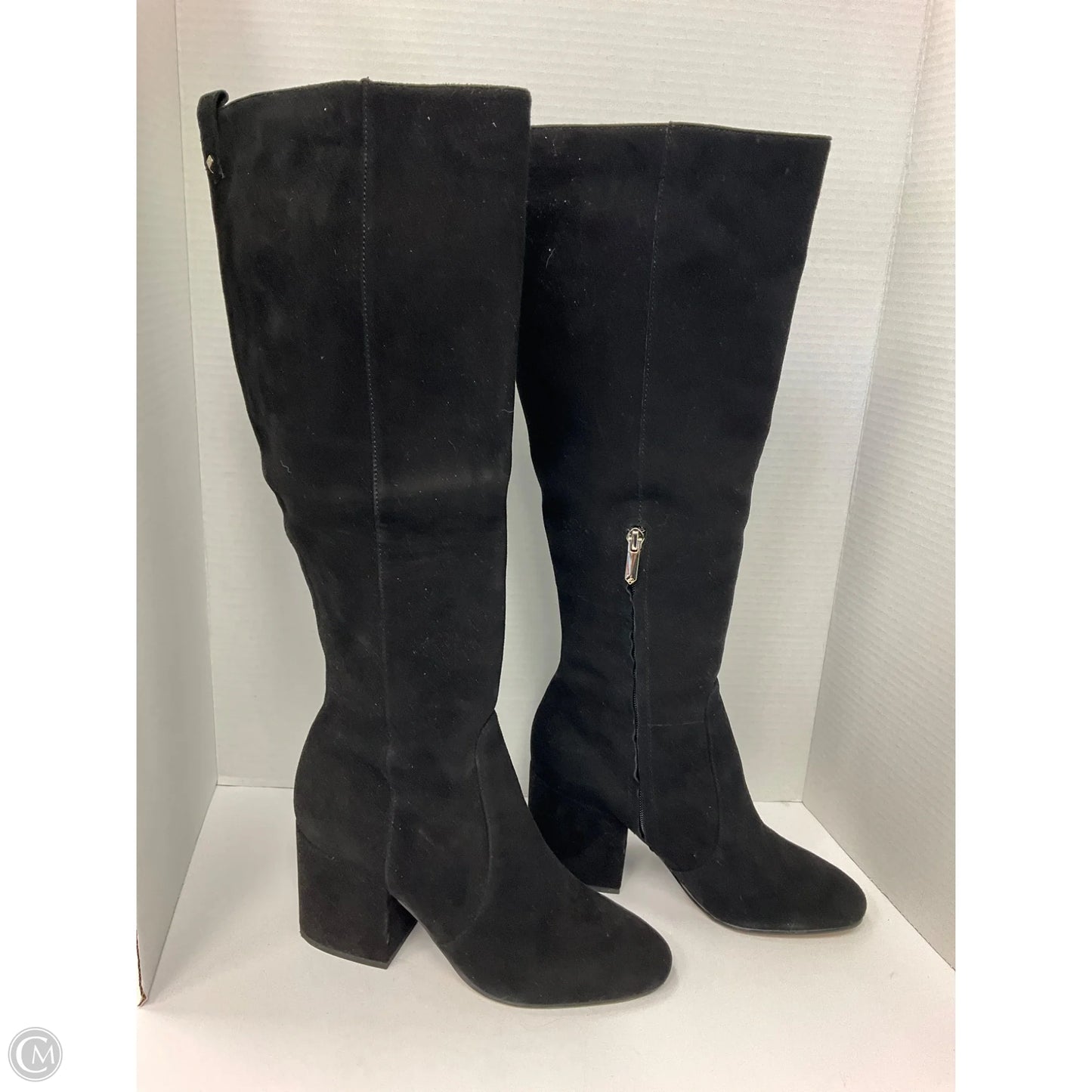 Boots Knee Heels By Sam Edelman In Black, Size: 8.5