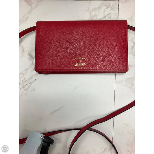Crossbody Luxury Designer By Gucci, Size: Small