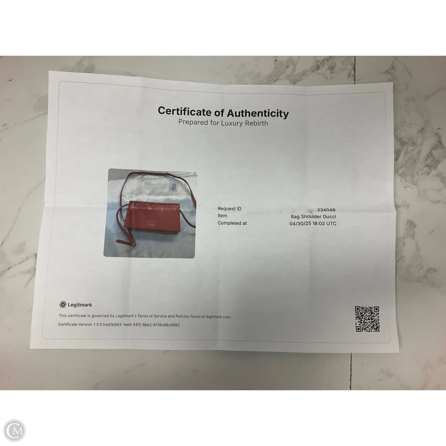 Crossbody Luxury Designer By Gucci, Size: Small