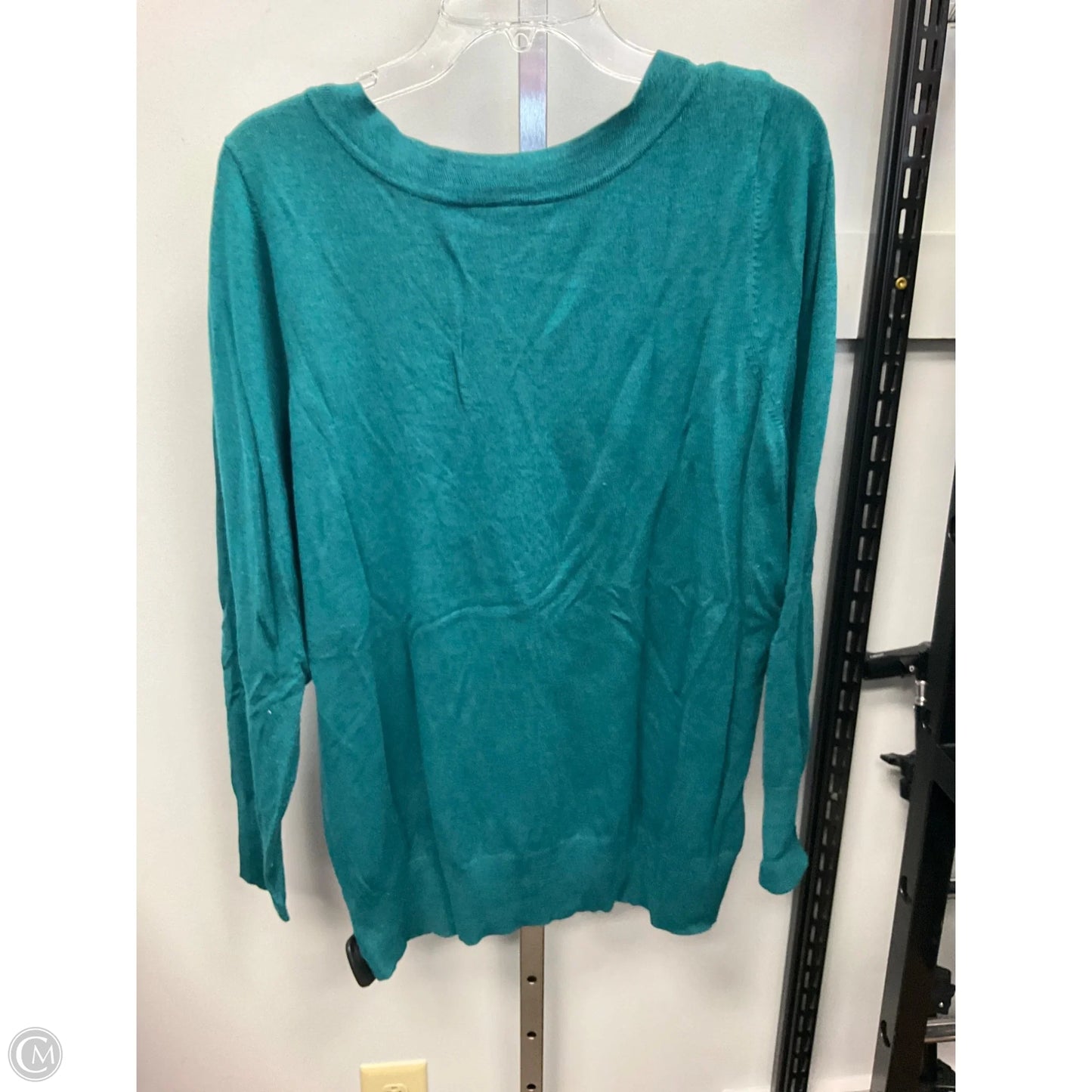 Sweater By Lane Bryant In Green, Size: Xl