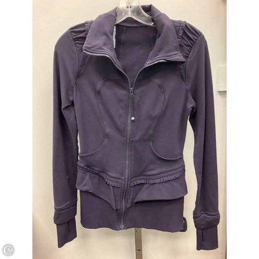 Athletic Jacket By Lululemon In Navy, Size: S