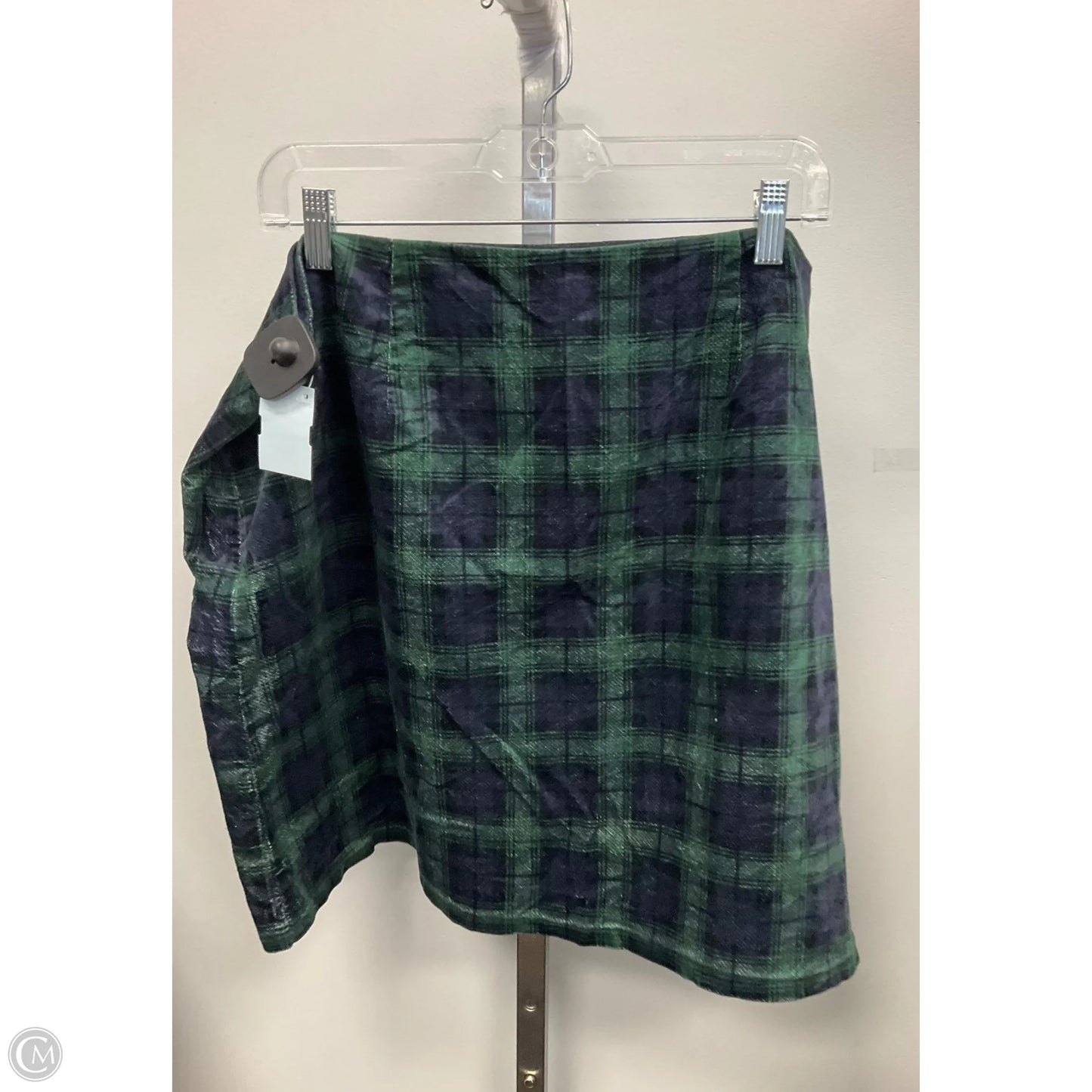 Skirt Mini & Short By Loft In Plaid Pattern, Size: 16