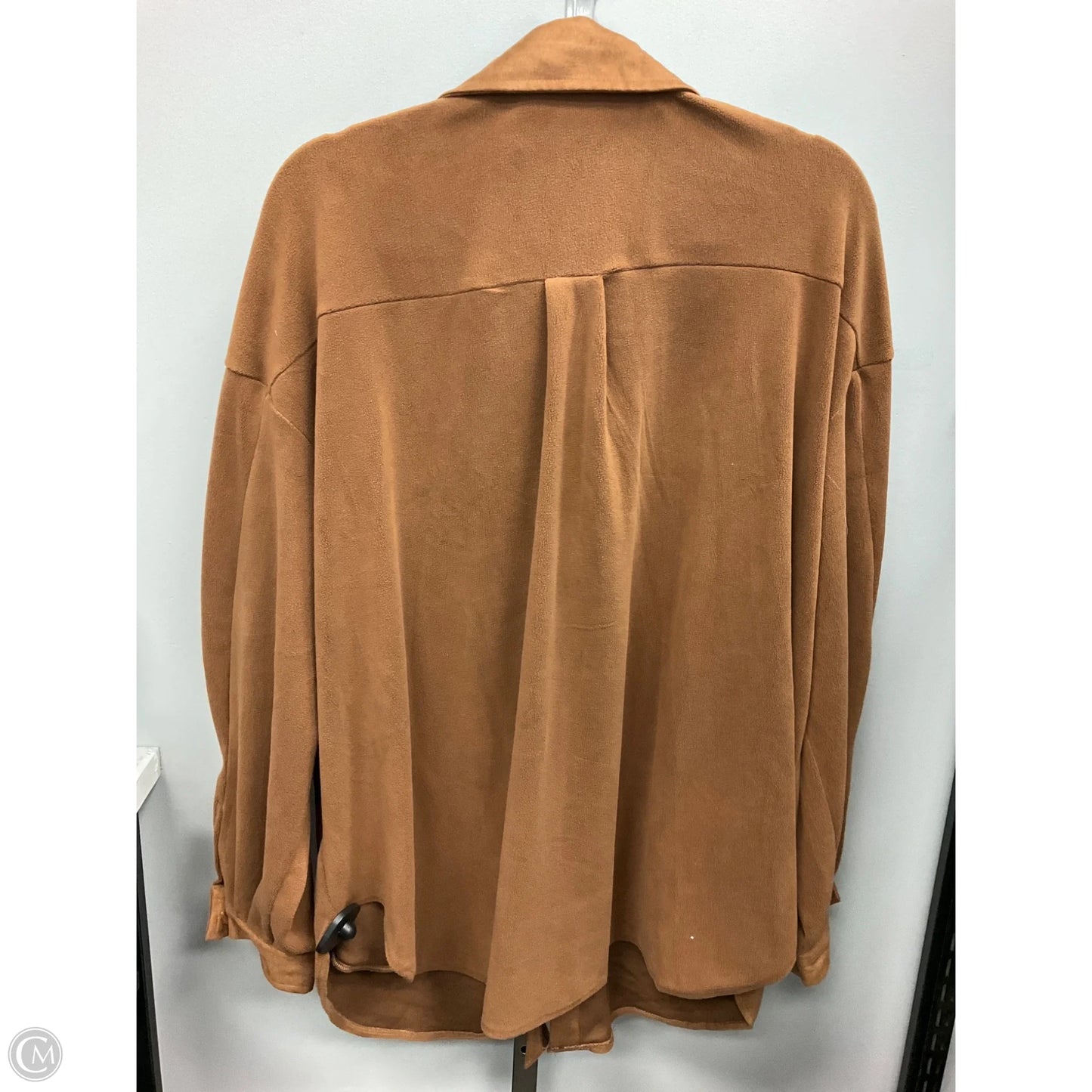 Top Long Sleeve By Cmc In Brown, Size: Xl