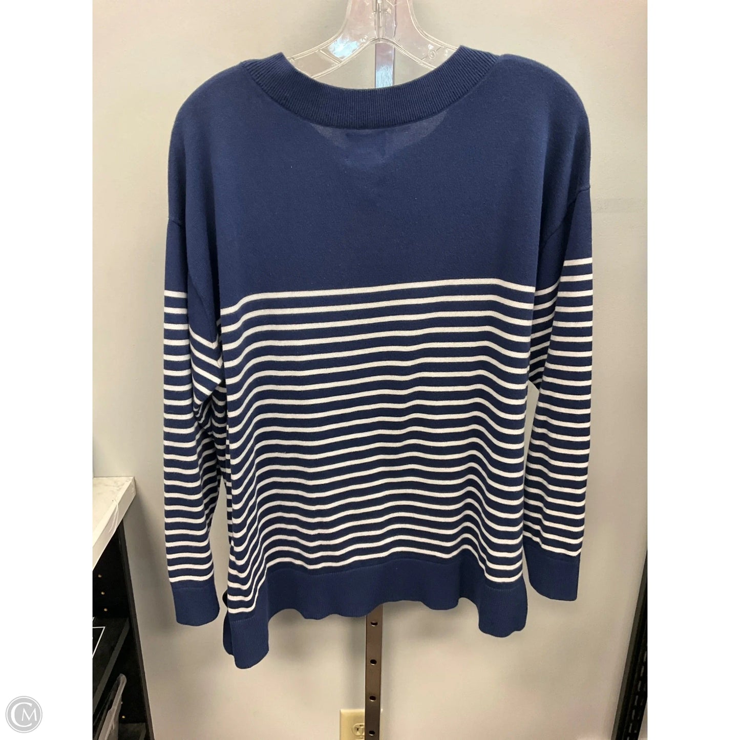 Sweater By Lands End In Navy, Size: Xl