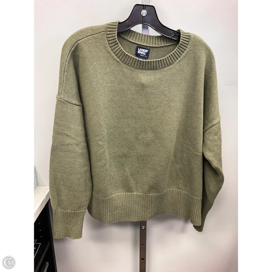Sweater By Lands End In Green, Size: Xl
