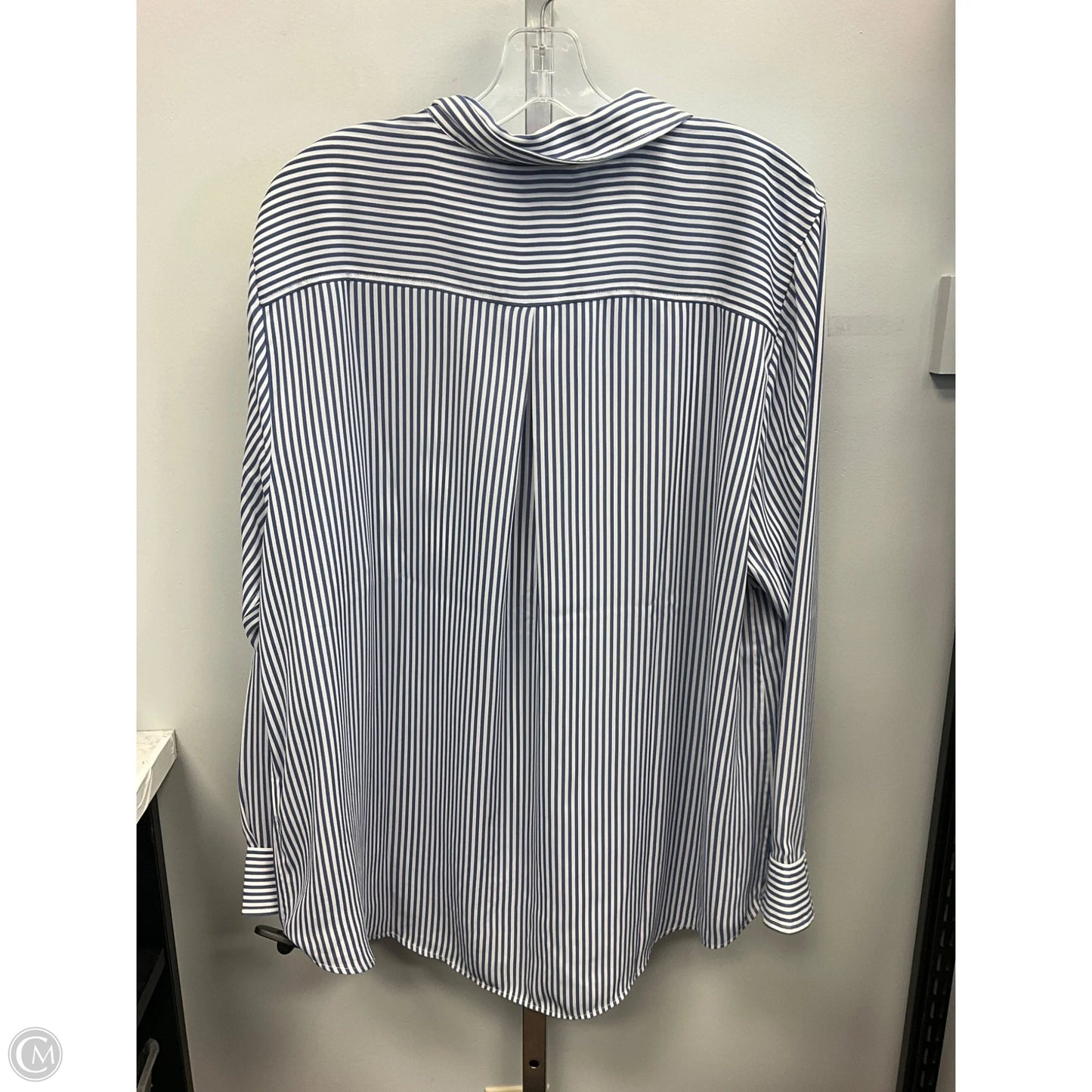 Blouse Long Sleeve By On 34th In Striped Pattern, Size: 2x