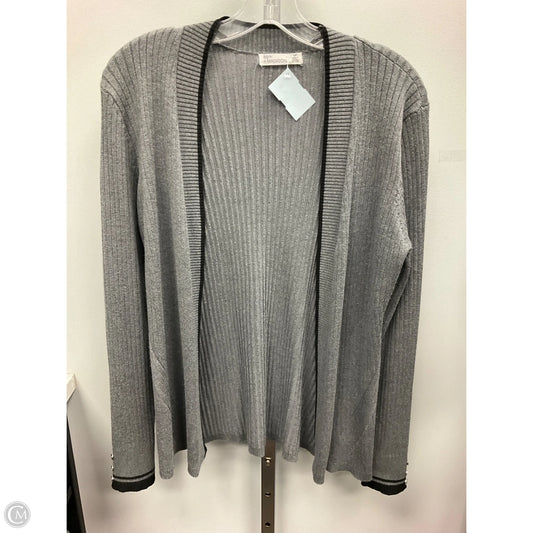 Sweater Cardigan By 89th And Madison In Grey, Size: S