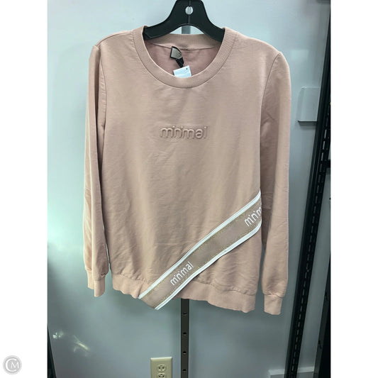 Top Long Sleeve By Cmc In Beige, Size: L