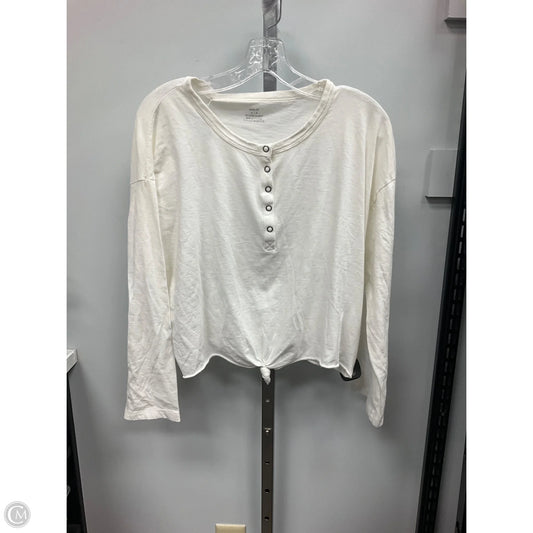 Top Long Sleeve Basic By Aerie In cream