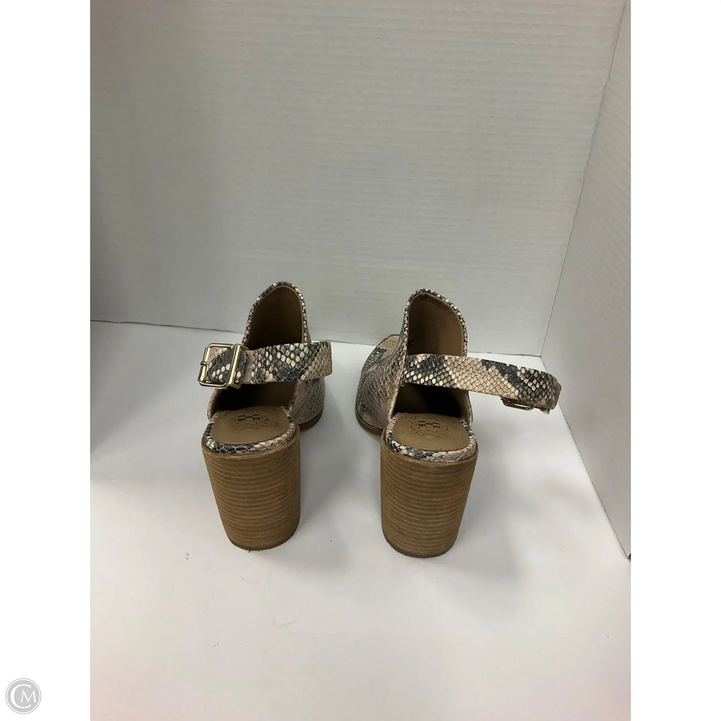 Shoes Heels Block By Vince Camuto In Snakeskin Print, Size: 9.5