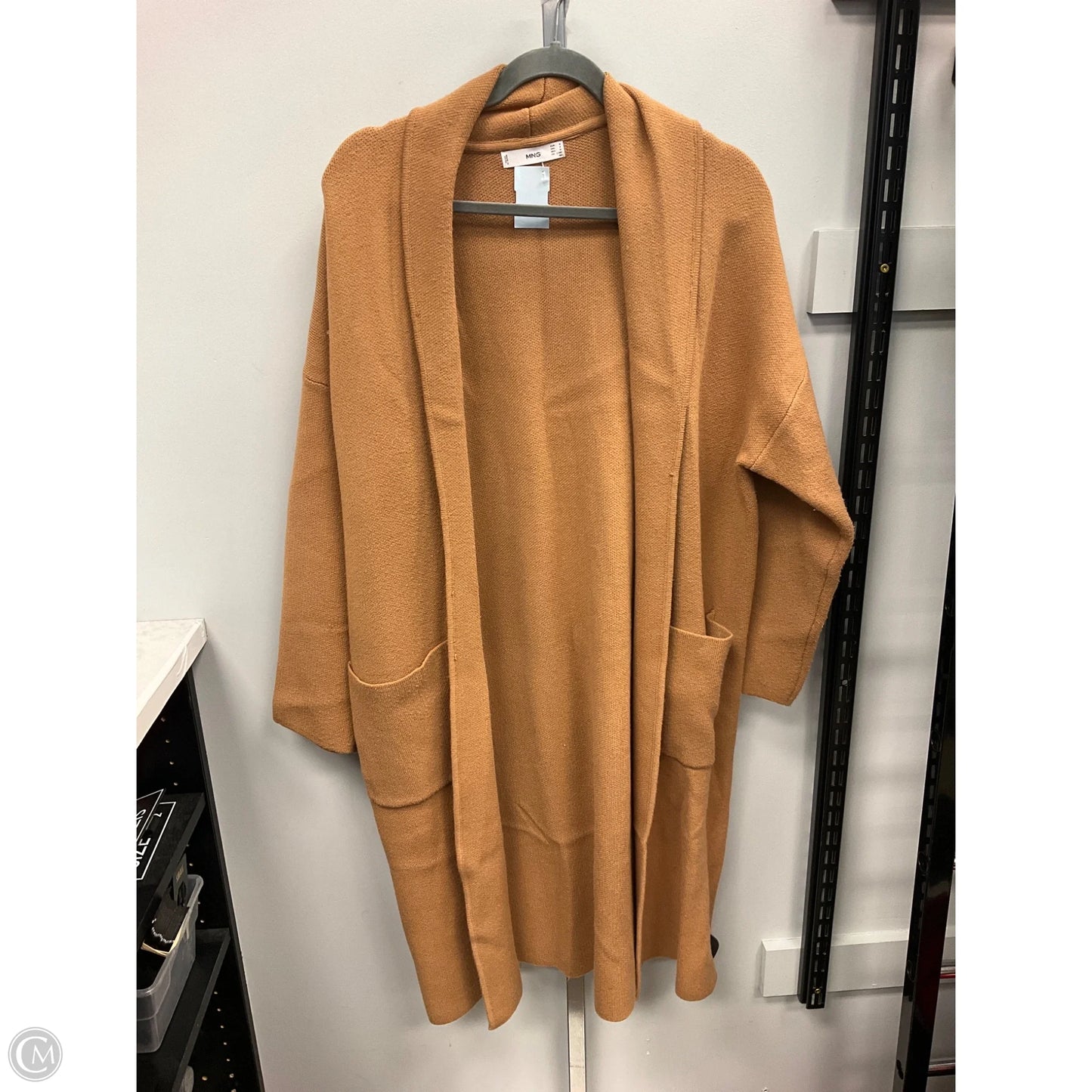 Sweater Cardigan By Mng In Brown, Size: S