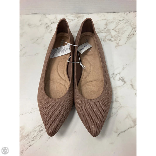 Shoes Flats By Old Navy In Brown & Gold, Size: 8