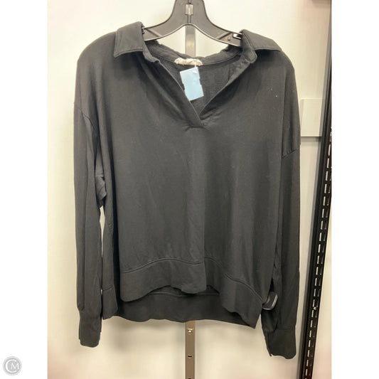 Top Long Sleeve By Workshop In Black, Size: L