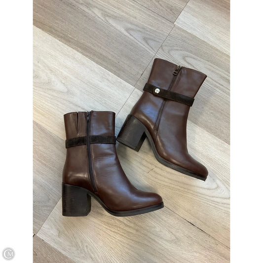 Boots Leather By Coach And Four In Brown, Size: 7.5