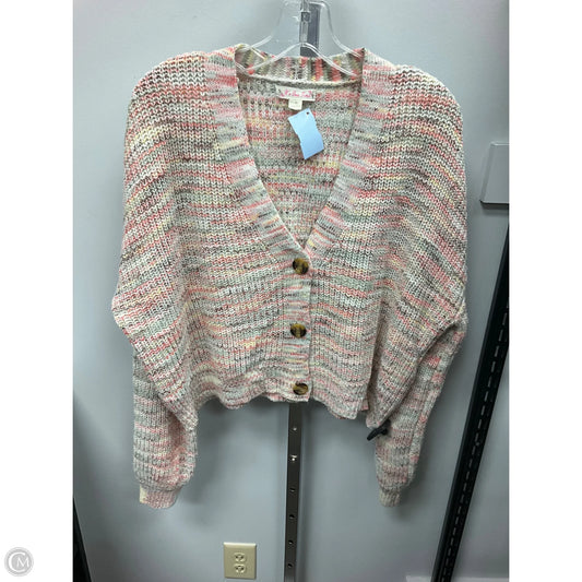 Sweater Cardigan By Its Our Time In Multi-colored, Size: Xl