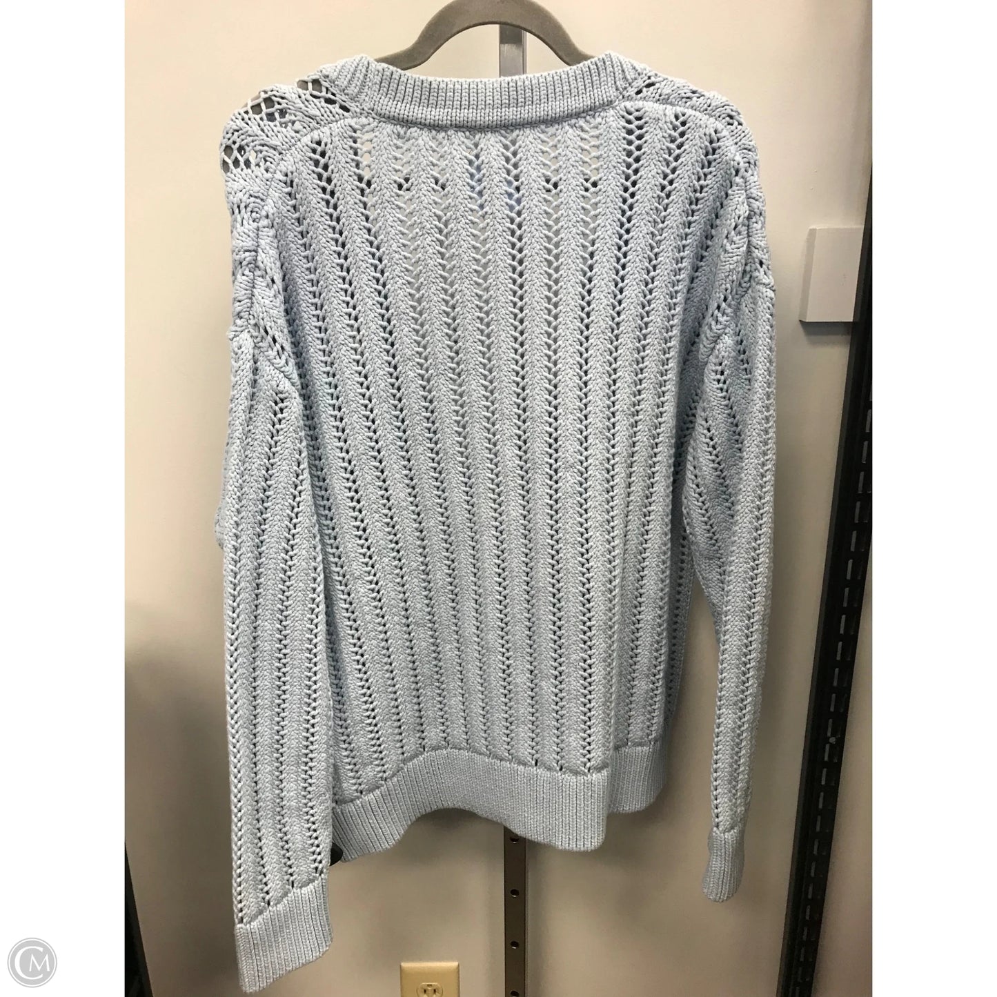 Sweater Cardigan By Haven In Blue, Size: Xl