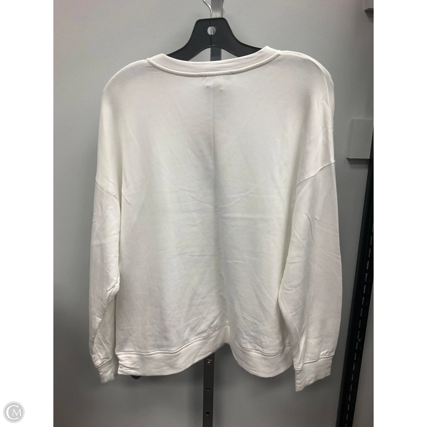 Top Long Sleeve By Green Envelope In White, Size: L