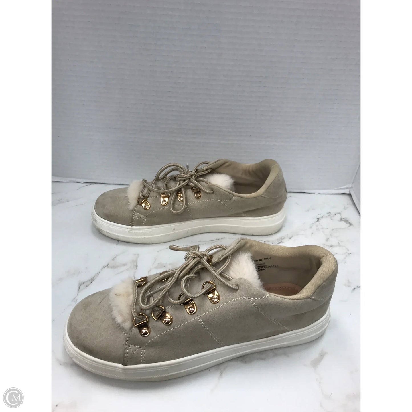 Shoes Sneakers By Madden Girl In Tan, Size: 8