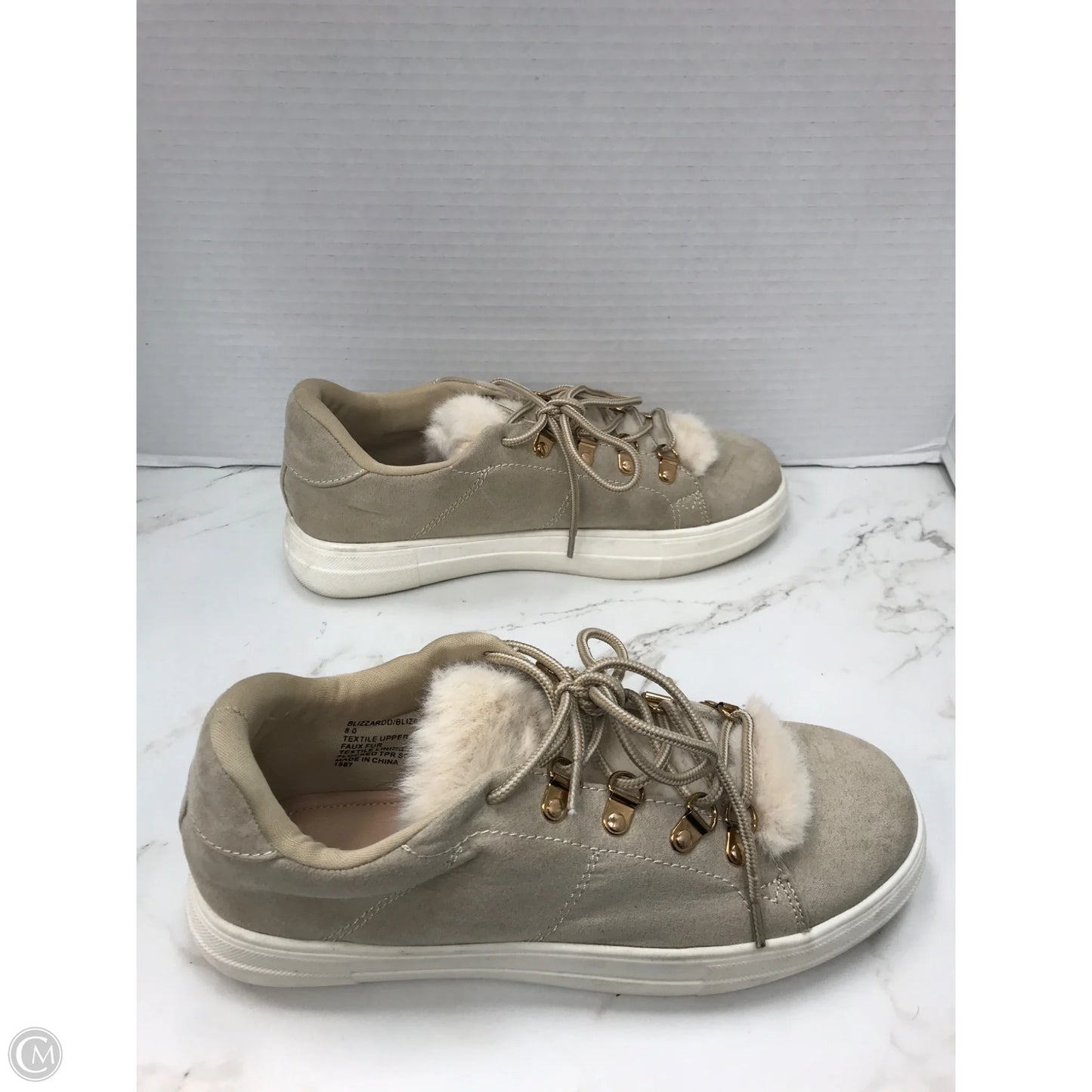 Shoes Sneakers By Madden Girl In Tan, Size: 8