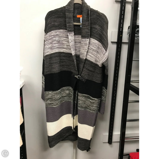 Sweater Cardigan By One A In Grey, Size: L