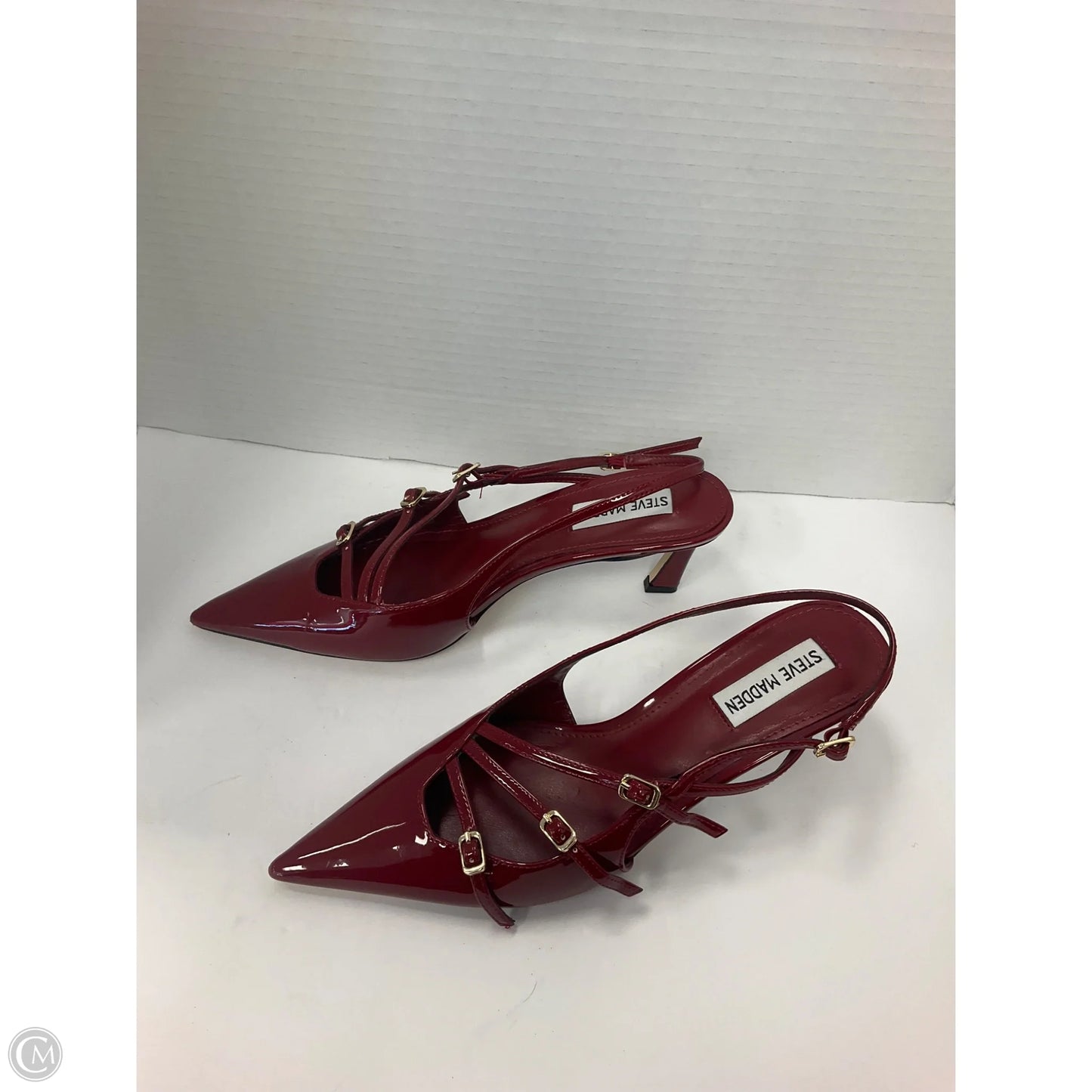 Shoes Heels Kitten By Steve Madden In Maroon, Size: 8